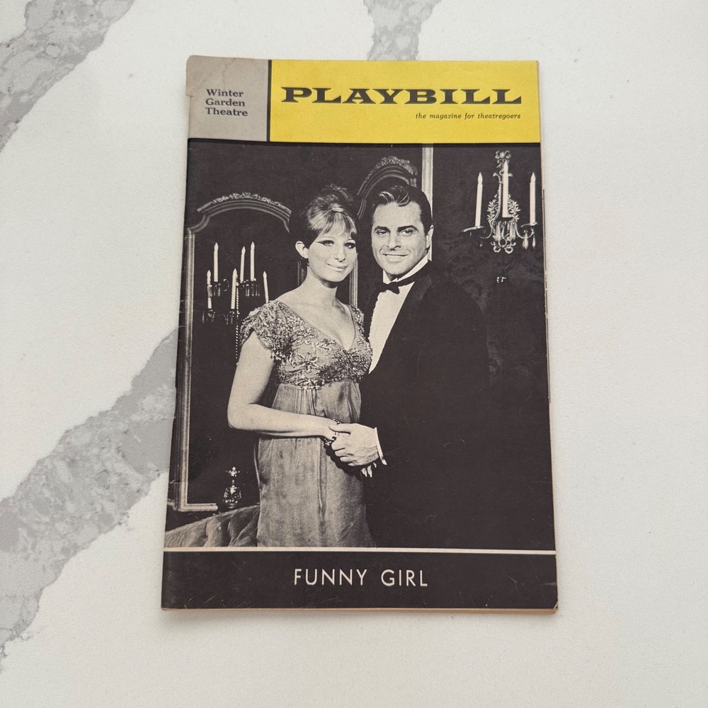 Vintage Funny Girl Playbill Barbra Streisand Winter Garden Theatre Broadway 1964